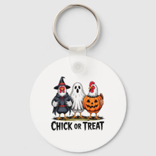 Chaveiro Chick Or Treat Bruxa Assustadora Fantasma Abóbora