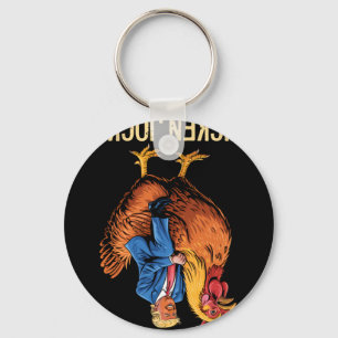 Chaveiro Chicken Jockey Trump Engraçado Memória 3
