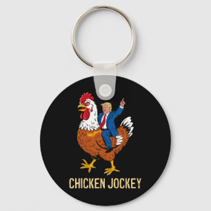 Chaveiro Chicken Jockey Trump Engraçado Memória 9