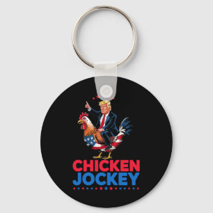 Chaveiro Chicken Jockey Trump Memória Engraçado