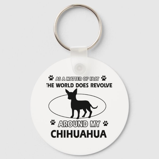 Chaveiro Chihuahua design (Frente)