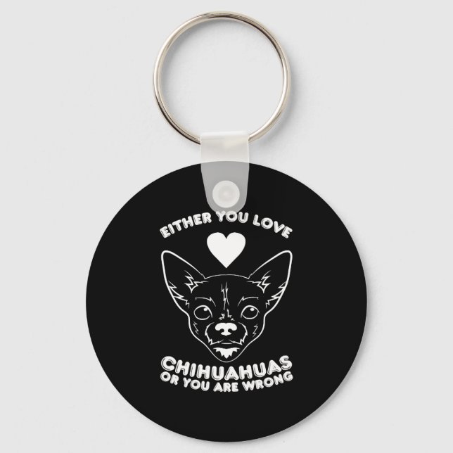 Chaveiro Chihuahua Dog Lover (Frente)