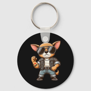 Chaveiro Chihuahua Eu Adoro Tatuagem De Cachorro Engraçado 