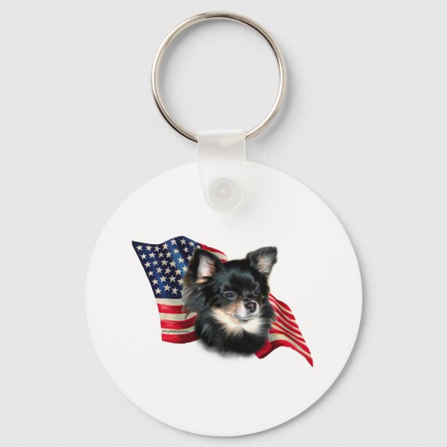Chaveiro Chihuahua Flag (Frente)