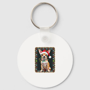 Chaveiro Chihuahua Papais noeis de Natal Feio Cachorro Feio