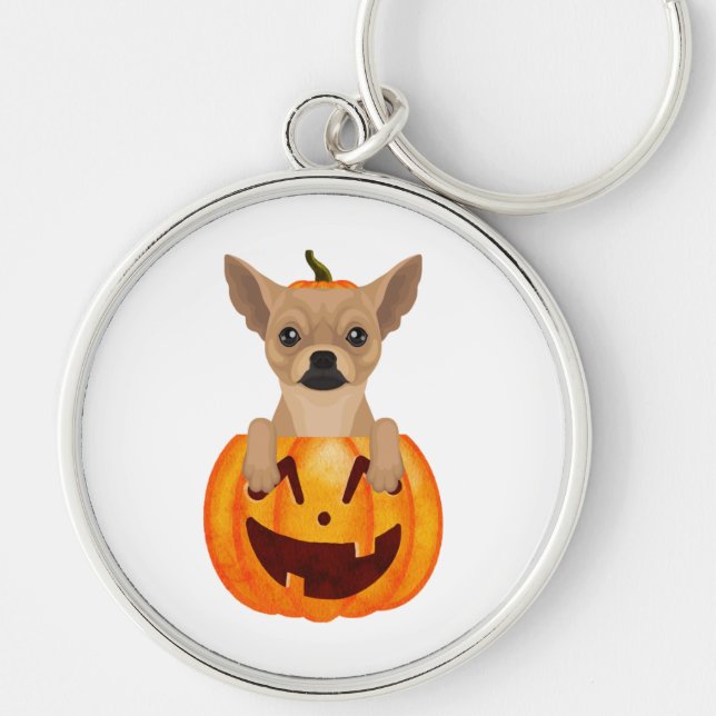Chaveiro Chihuahua Pumpkin (Frente)