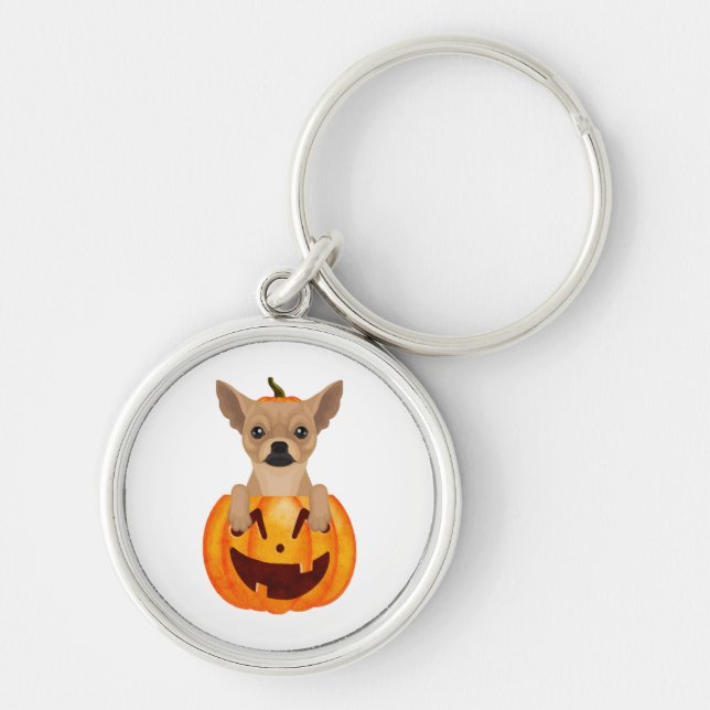 Chaveiro Chihuahua Pumpkin (Frente)