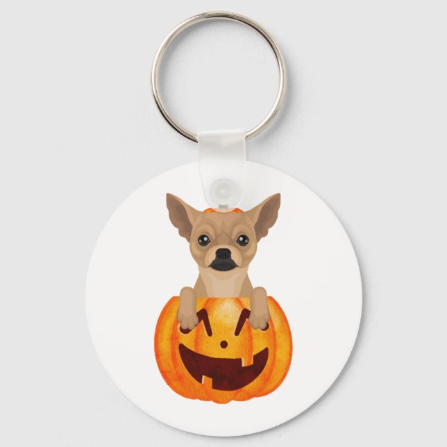 Chaveiro Chihuahua Pumpkin (Frente)