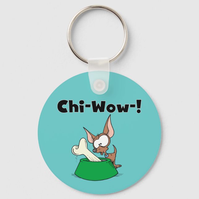 Chaveiro Chihuhua Chi-Wow T-shirts e presentes (Frente)