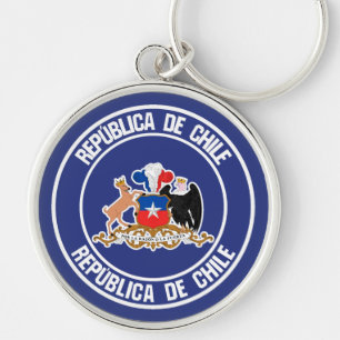 Chaveiro Chile Round Emblem