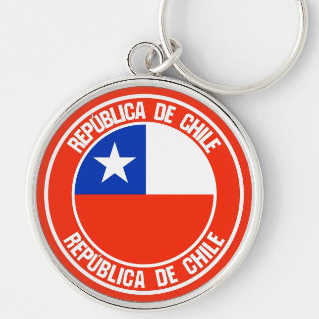 Chaveiro Chile Round Emblem (Frente)