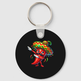 Chaveiro Chili engraçado dabbing cinco de mayo meninos cria