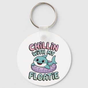 Chaveiro Chillin’ com Meu Boia Shark Baby Kids