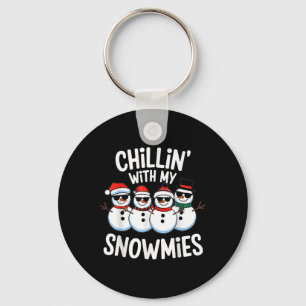 Chaveiro Chillin Com Minhas Neves Engraçado Snowman Natal K