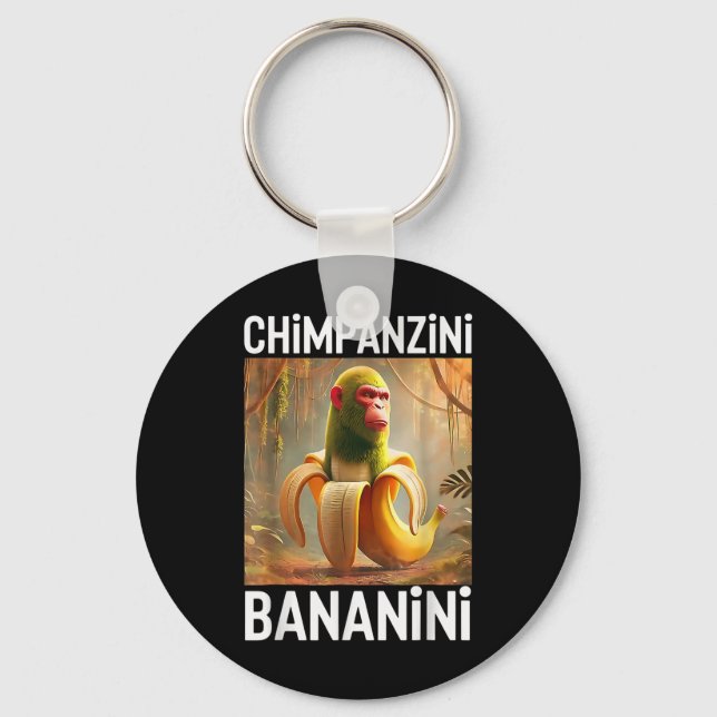 Chaveiro Chimpanzini Bananini - Memória Brainrot Italiana (Frente)
