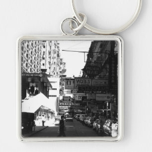 Chaveiro China Antiga Hong Kong rua Cidade carros