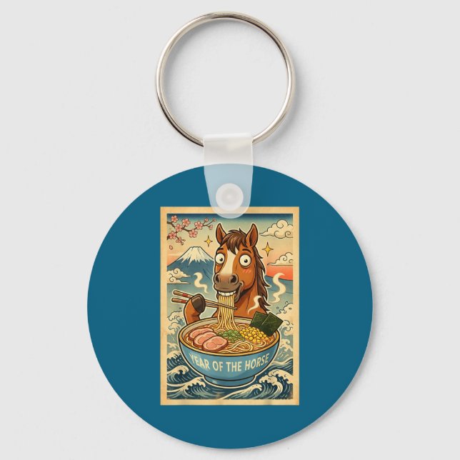 Chaveiro Chinese New Year 2026 Of The Horse Ramen Lunar New (Frente)