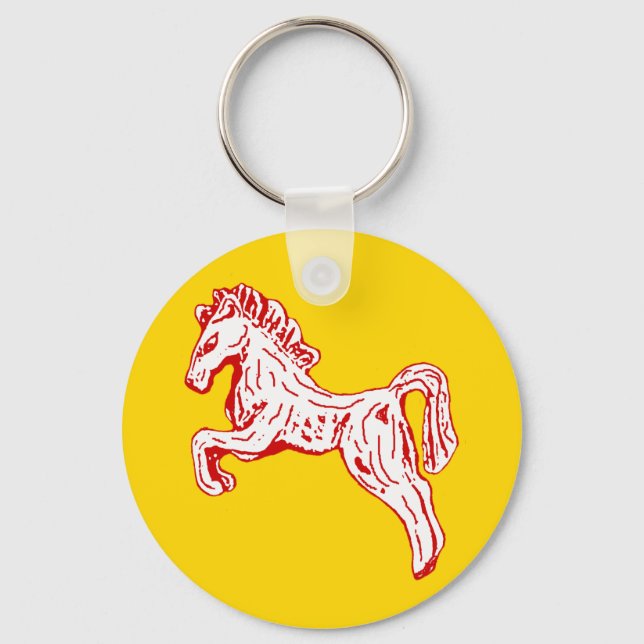 Chaveiro Chinese New Year Horse Zodiac Key Chain 2026 (Frente)