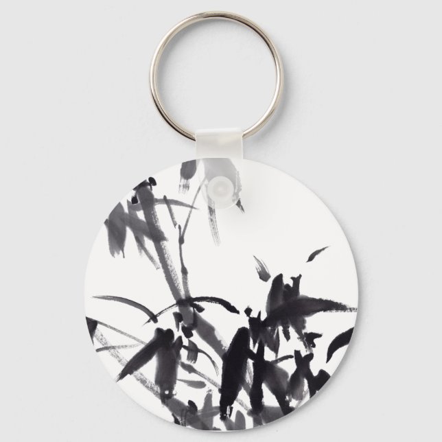 Chaveiro Chinesische Bambus-Tuschekunst  (Frente)