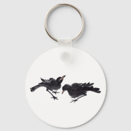 Chaveiro Chinesische Tuschekunst mit Vogelmotiv