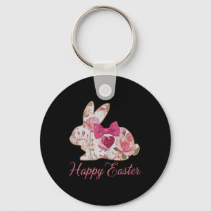 Chaveiro Chinoiserie Floral Rosa Cinjeira Felz pascoa Gir