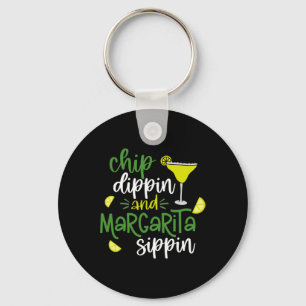 Chaveiro Chip Dippin' E Margarita Sippin' Cinco De Mayo F