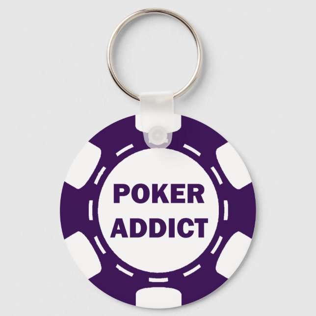 CHAVEIRO CHIP POKER ADDICT (Frente)