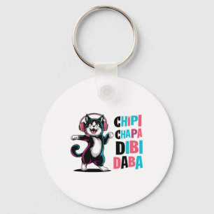 Chaveiro Chipi Chapa Dibi Daba Cat Dancing