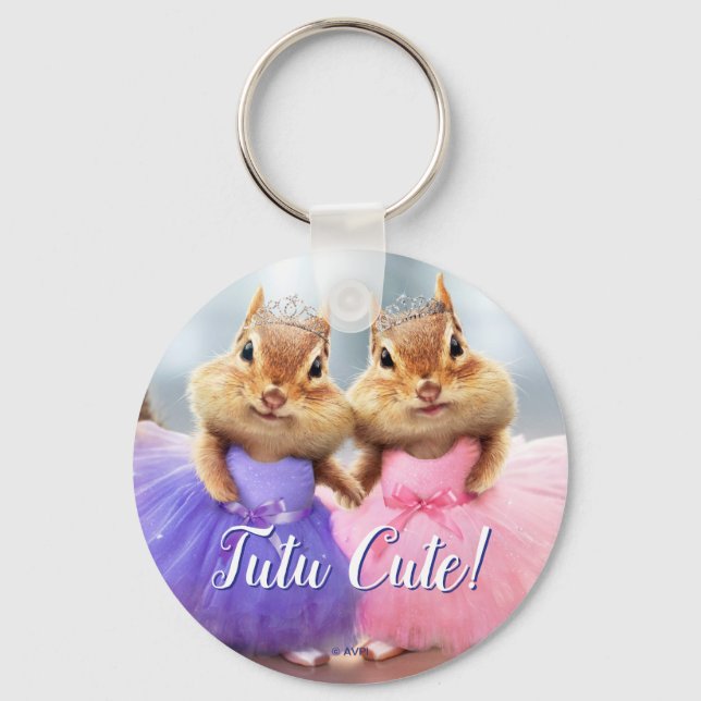 Chaveiro Chipmunk Ballerina Duo (Frente)