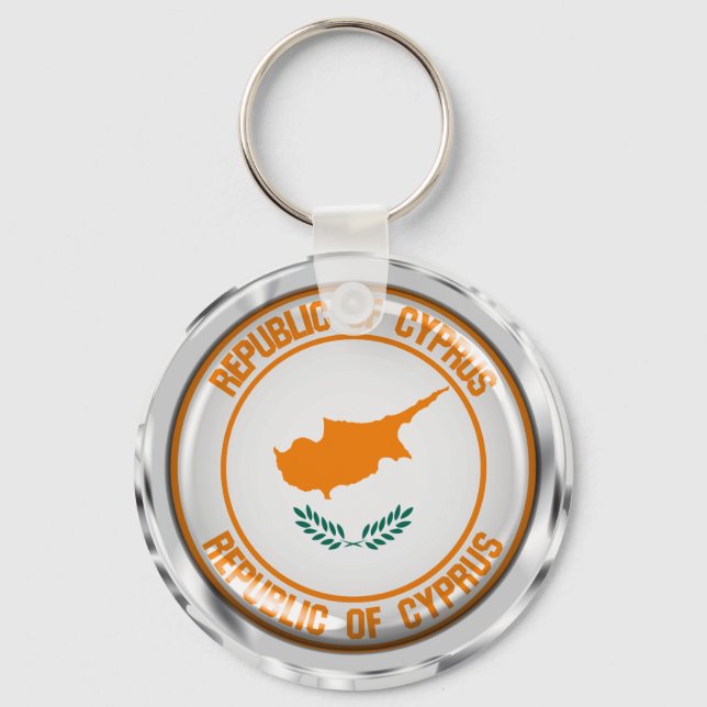 Chaveiro Chipre Round Emblem (Frente)