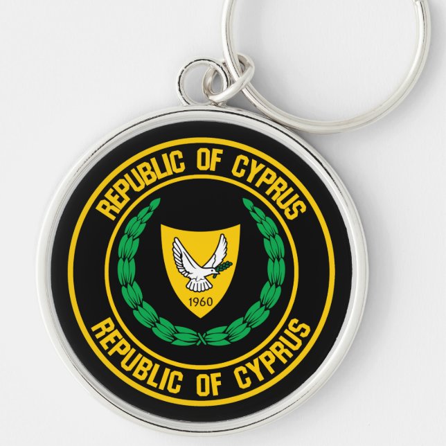 Chaveiro Chipre Round Emblem (Frente)