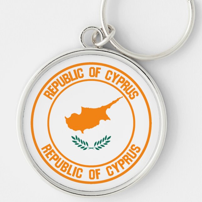 Chaveiro Chipre Round Emblem (Frente)
