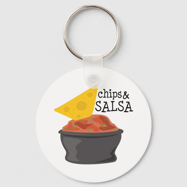Chaveiro Chips e Salsa (Frente)