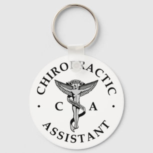 Chaveiro Chiropractic Assistant Logo Keychain