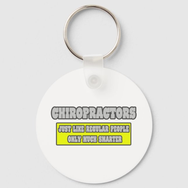 Chaveiro Chiropractors... muito mais espertos (Frente)