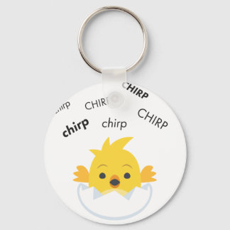 Chaveiro Chirp Hatching Pintinho Cute Emoji