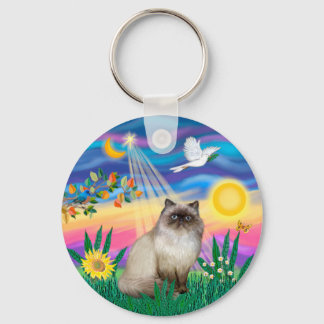 Chaveiro Chocolate Point Himalayan Cat.