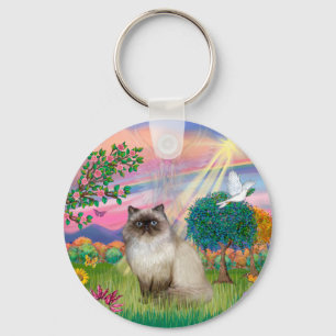 Chaveiro Chocolate Point Himalayan Cat - Cloud Angel