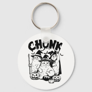 Chaveiro Chonk Cat Witch Halloween Spooky Season Fat cat Me