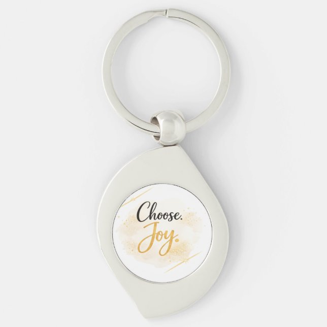 Chaveiro Choose Joy Metal Keychain (Frente)