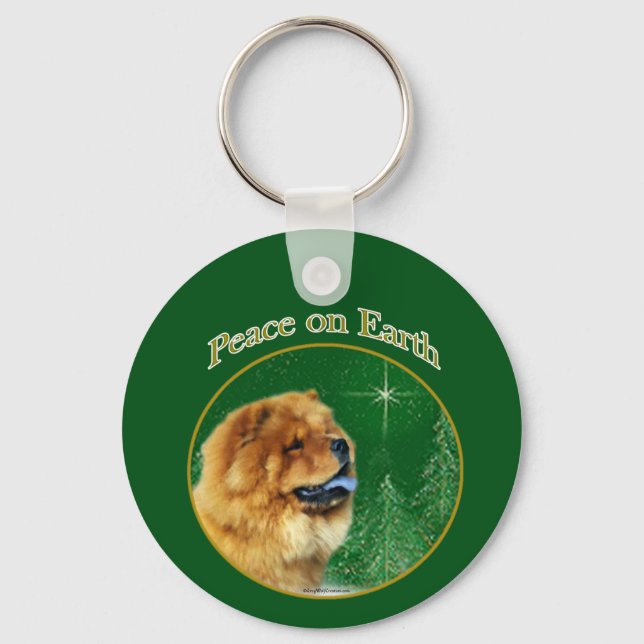 Chaveiro Chow Chow Peace (Frente)