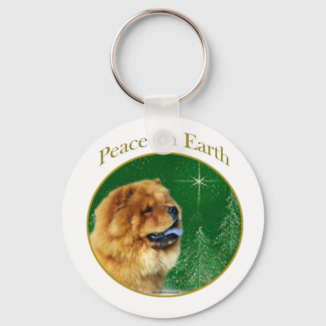 Chaveiro Chow Chow Peace (Frente)