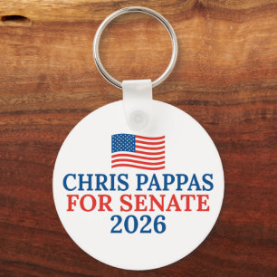 Chaveiro Chris Pappas para Senado Eleição 2026