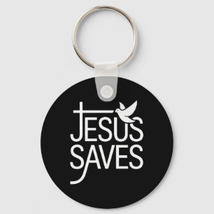 Chaveiro Christan Jesus Salva Premium