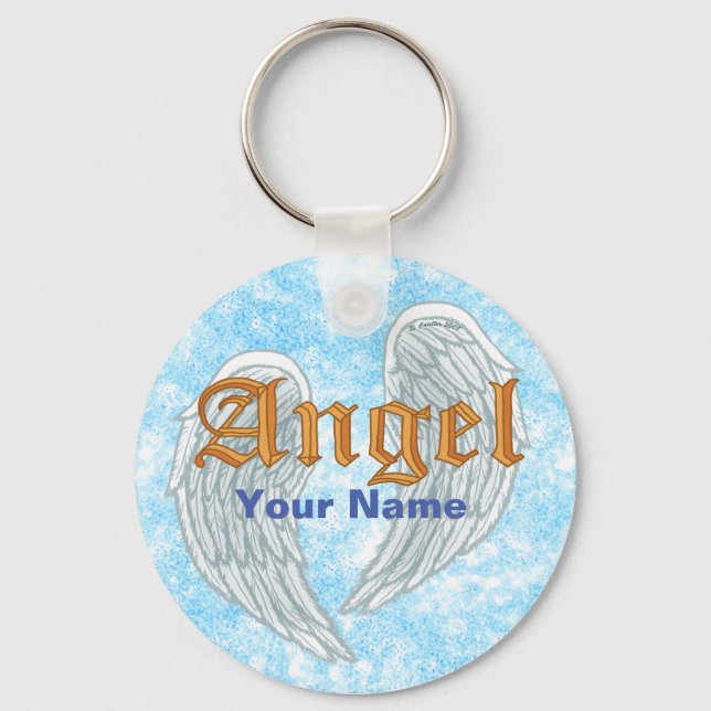 Chaveiro Christian Angel Wings (Frente)