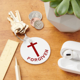 Chaveiro Christian Forgie Cruz Vermelha e Design de texto