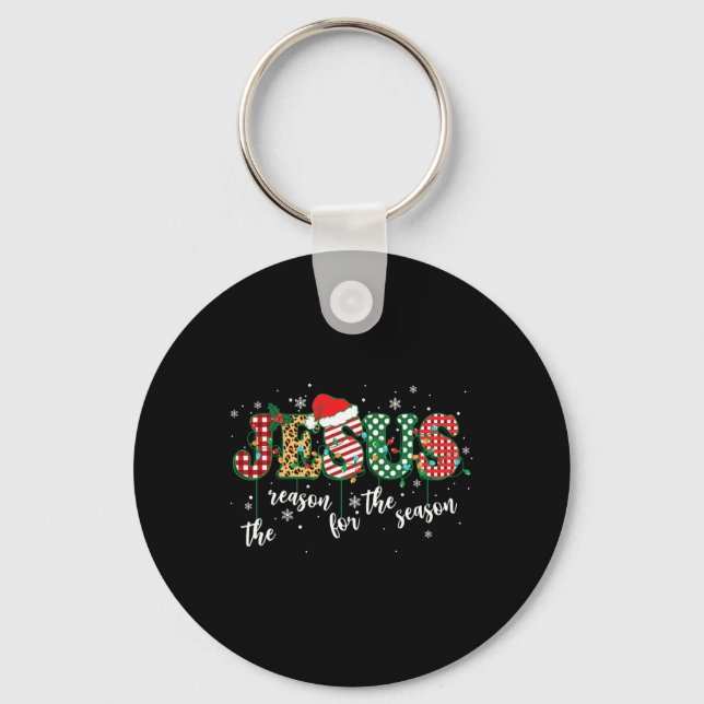 Chaveiro Christian Jesus A Razão Do Feriado De Natal (Frente)