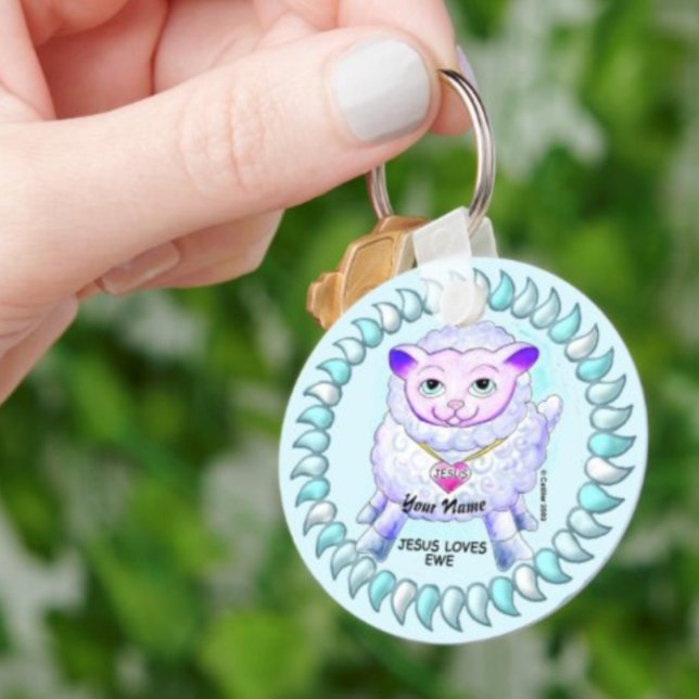 Chaveiro Christian Jesus Te Ama (Criador carregado)