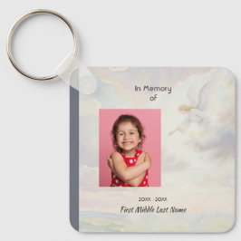 Chaveiro Christian Memorial Keepsake Angel Reaching