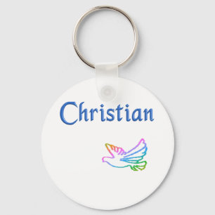 Chaveiro Christian Rainbow Dove